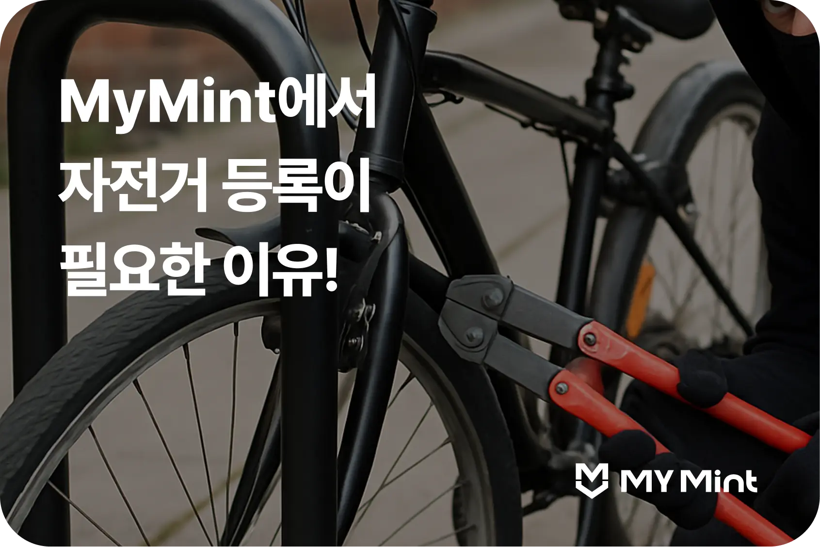 마이민트 - MyMint, 자전거 등록의 새로운 표준, 안전한 거래와 분실 예방